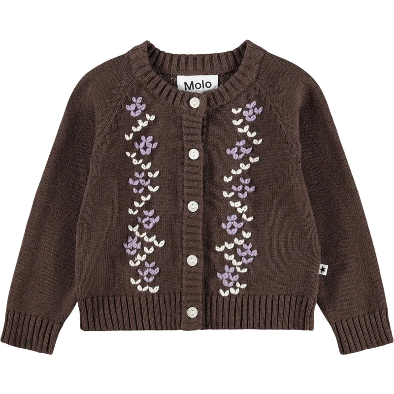 Molo Bark Brown Gillus Cardigan