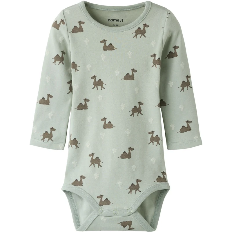 Name It Aqua Gray Nbmpjohnson Ls Body