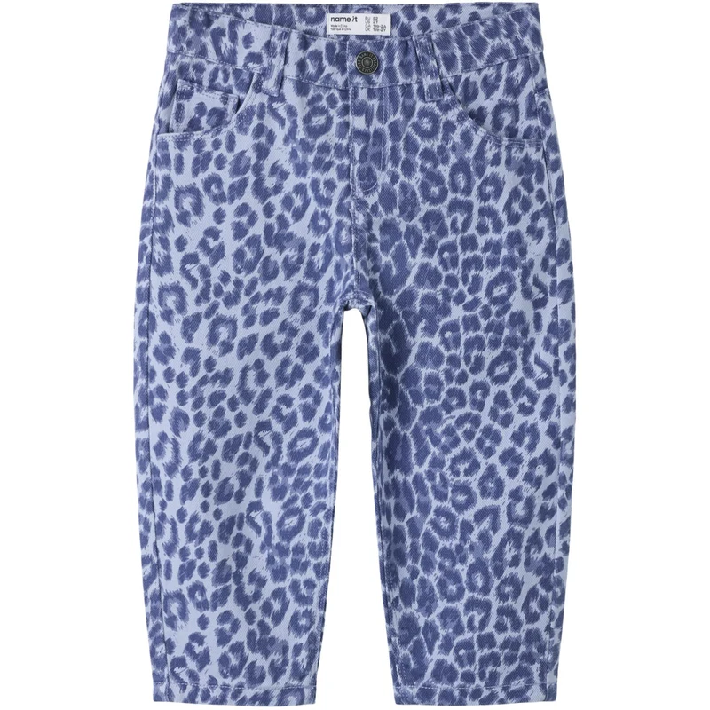 Name It Purple Impression Leo Nmfbella Mor Leo Twill Bukser 4002-Td F