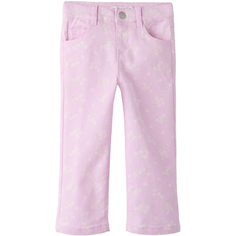Name It Pirouette Flower Nmfrose Straight Twill Bukser 3217-Yf