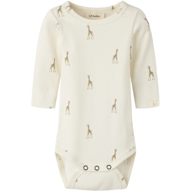 Lil'Atelier Turtledove Giraffe Nbngavo Emo Ls Slim Body Lil