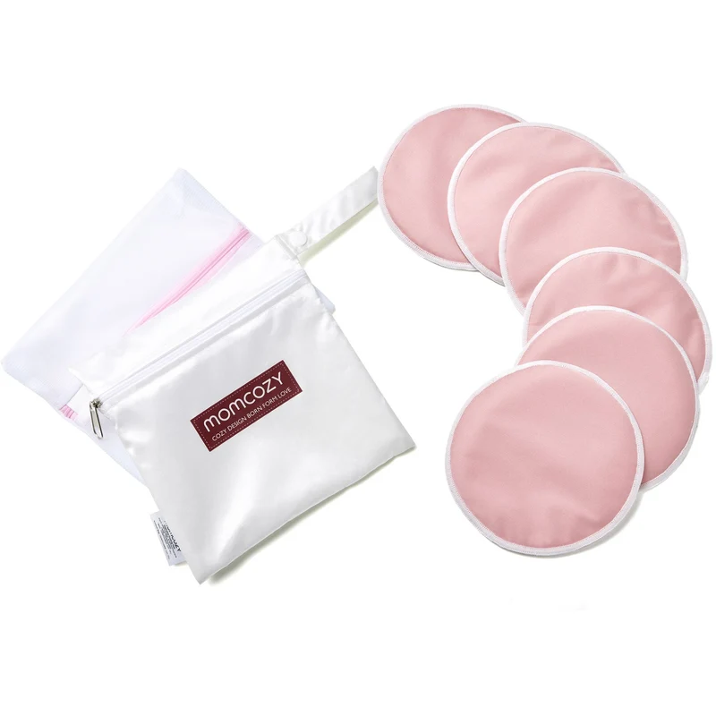 Momcozy Natural Reusable Nursing Pads 6-Pakke Thin
