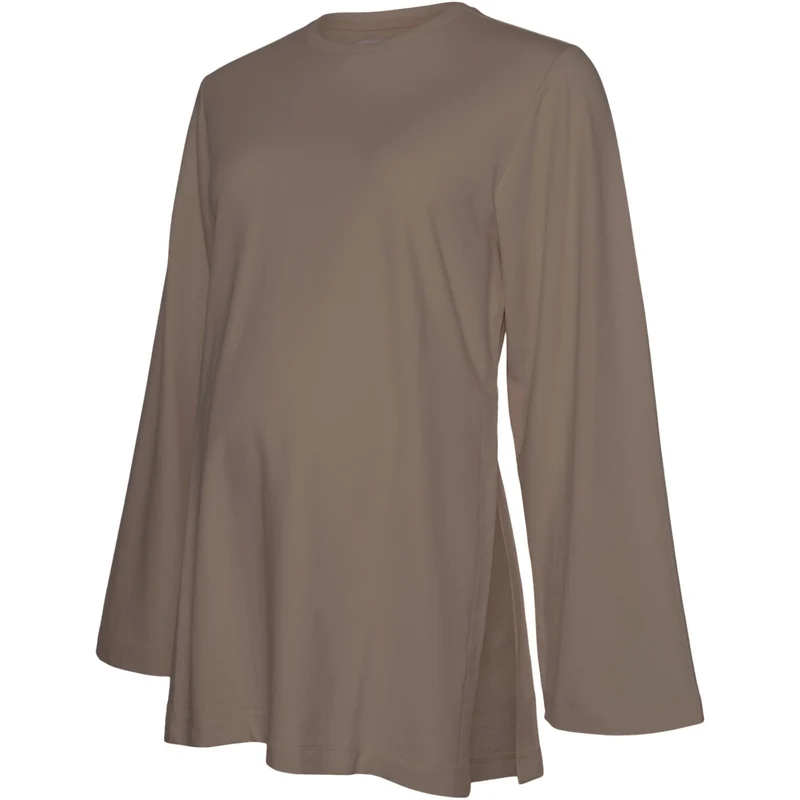 Mama;licious Fossil Mlsine Ls Sweat Topp 2F