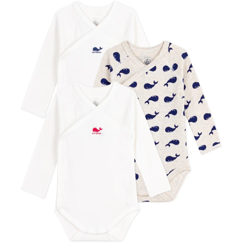 Petit Bateau Montelimar/Medieval Body 3-Pack