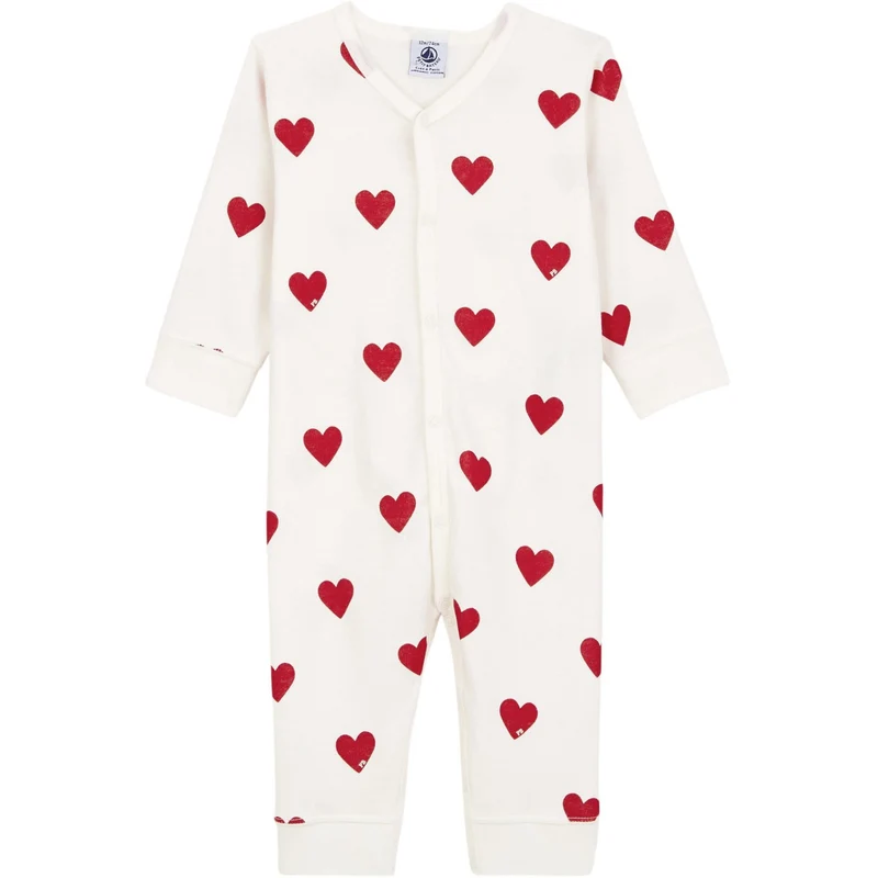 Petit Bateau Hearts Nattdrakt