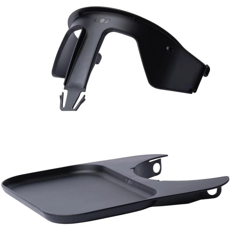 KAOS Charcoal Black KLAPP® Safety Rail & Tray