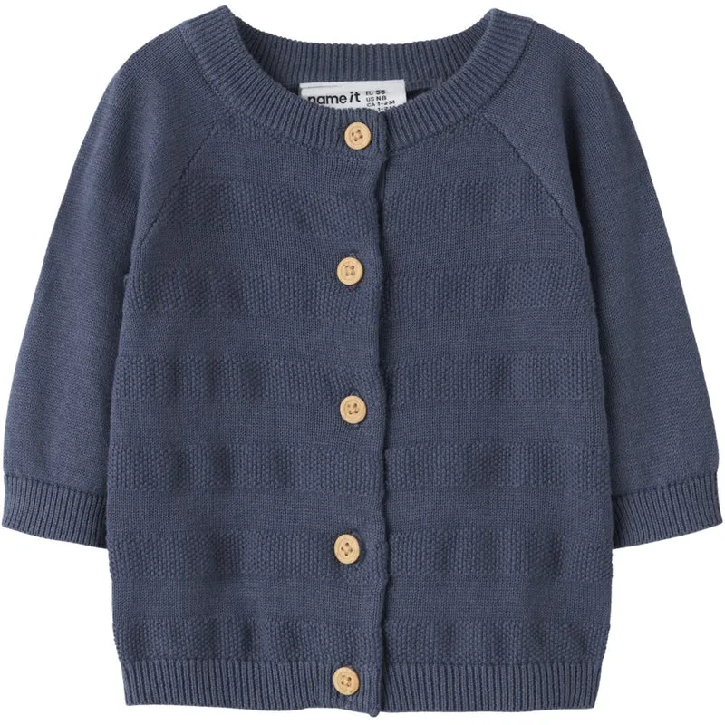 Name It Vintage Indigo Nbmkop Ls Strikk Card