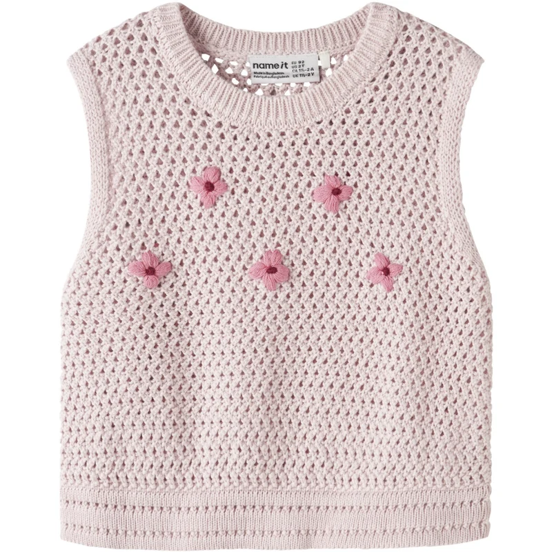 Name It Lotus Flowering Ginger Nmfkattie Strikk Vest