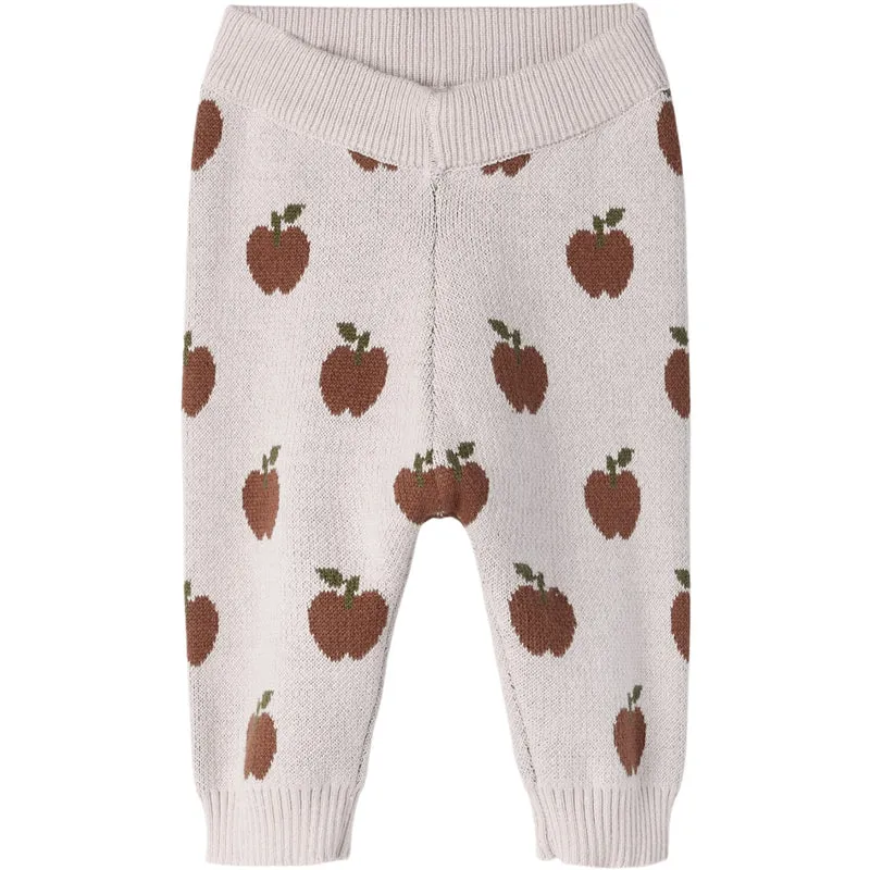 Lil'Atelier Hushed Violet Nbflulio Strikk Bukser Lil