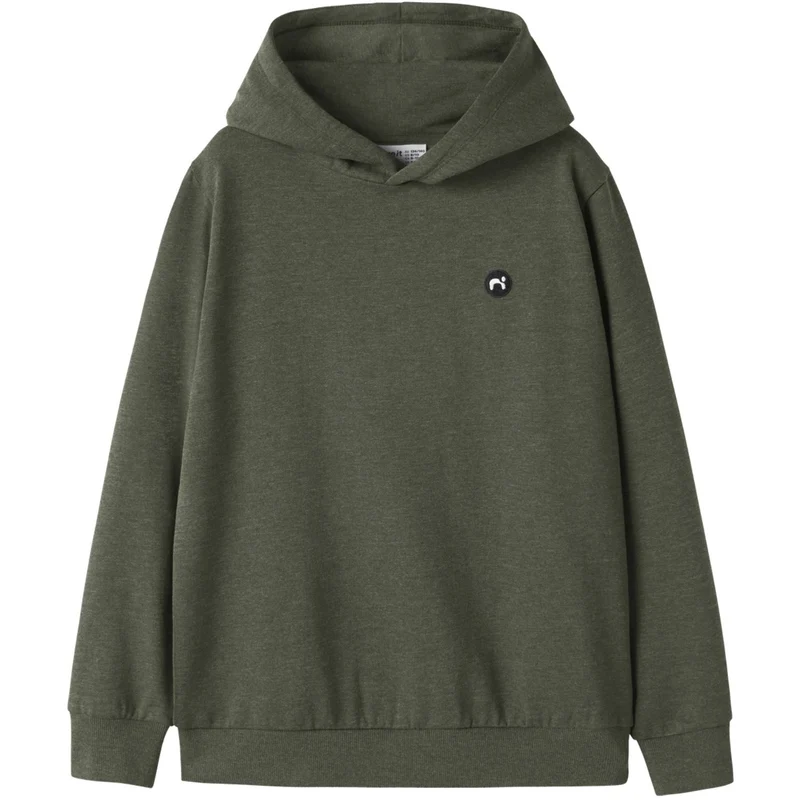 Name It Rifle Green Nkmvimo Ls Sweat W Hette Bru Noos