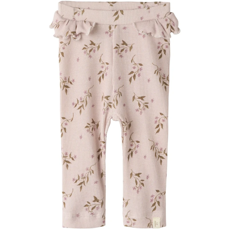 Lil'Atelier Hushed Violet Flowers Nbfgavo Efi Slim Leggings Lil Noos