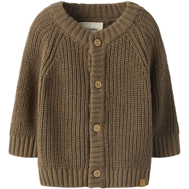 Lil'Atelier Shitake Nbnemlen Ls Strikk Card Lil Noos