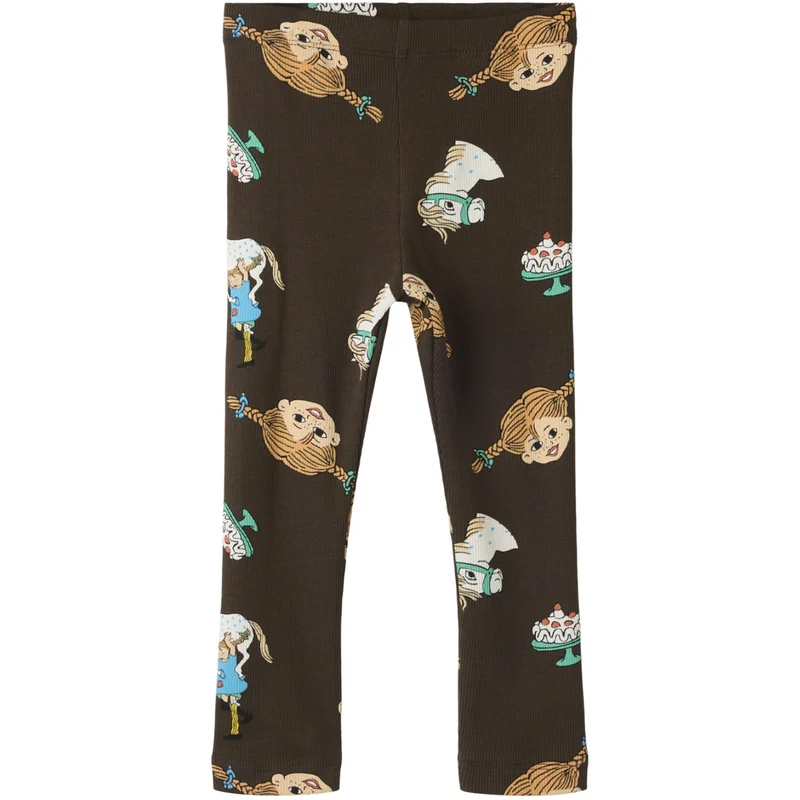 Name It Delicioso Nmfsoca Pippi Leggings Lnoos Sky