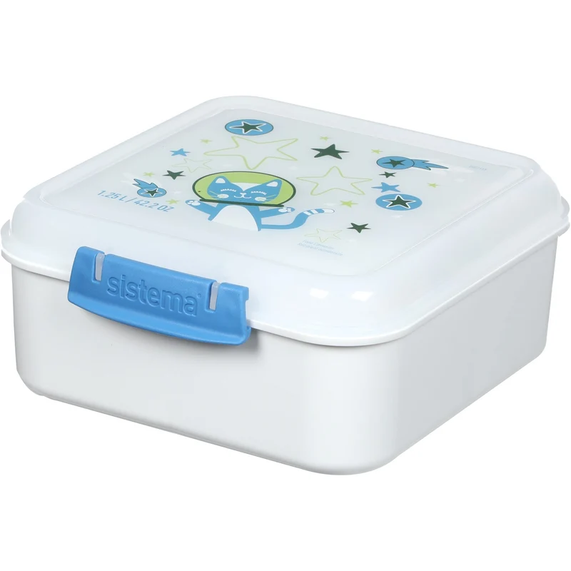 Sistema Space Kitty – White Kids Design Bento Cube 1,25L
