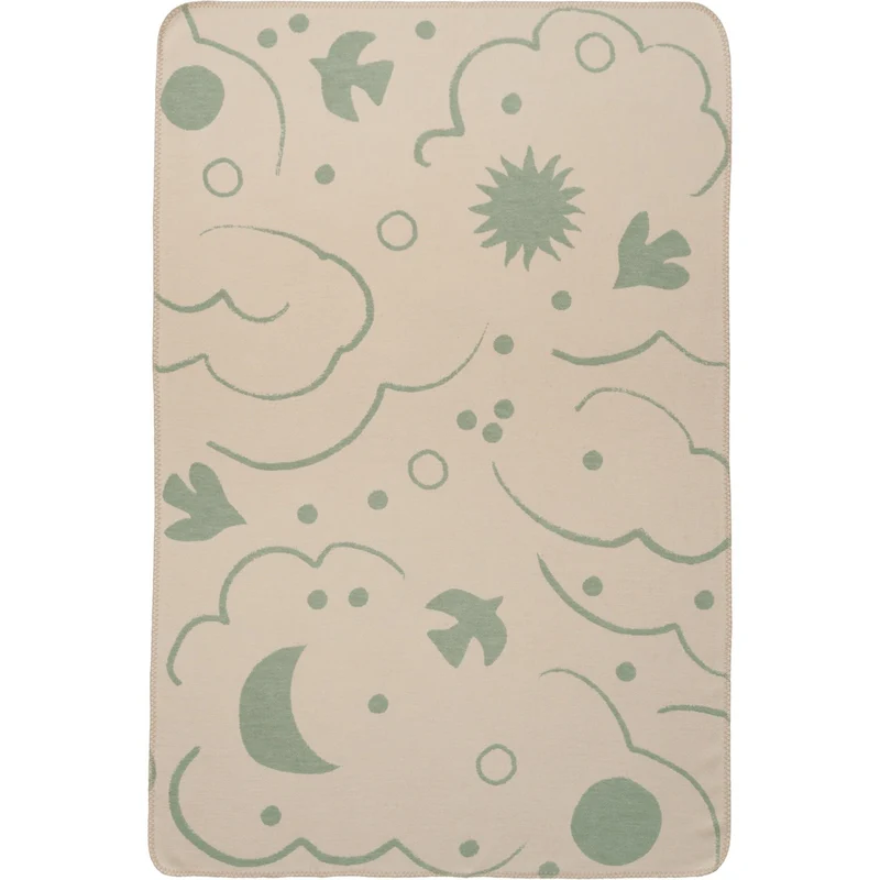 Ferm Living Tea Green/Parchment Skye Teppe