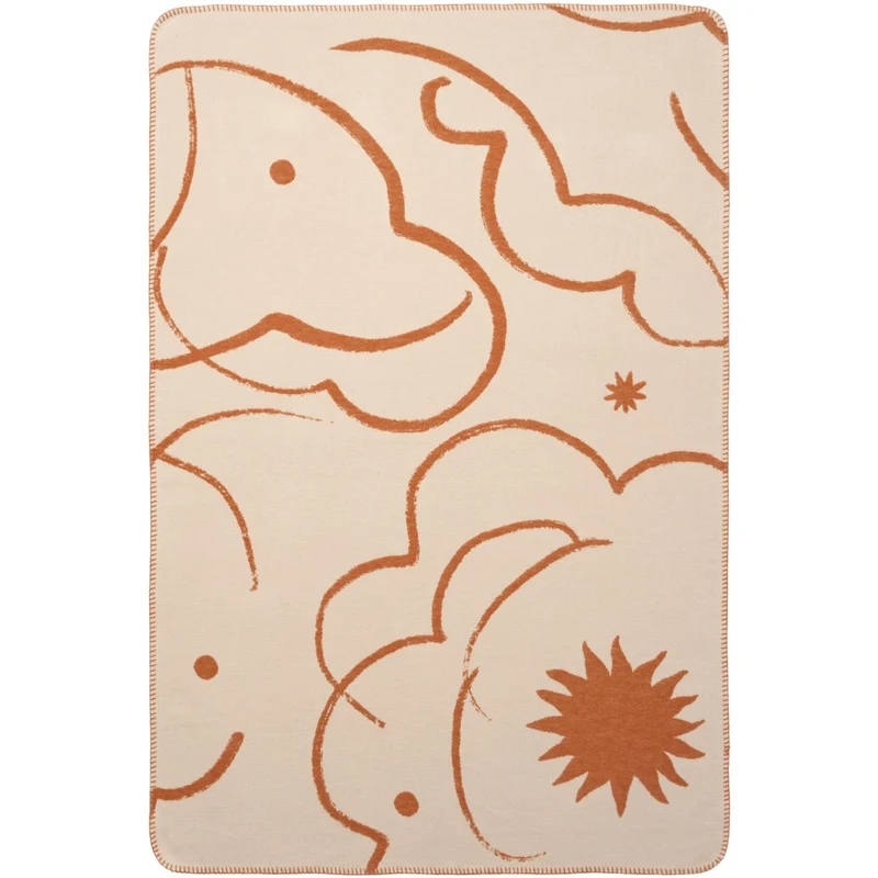 Ferm Living Sienna/Parchment Skye Teppe