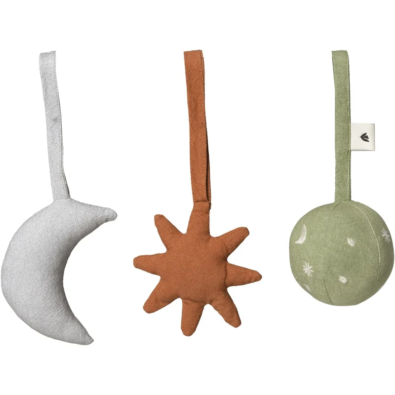 Ferm Living Tea Green Skye Baby Toys 3 Pakke