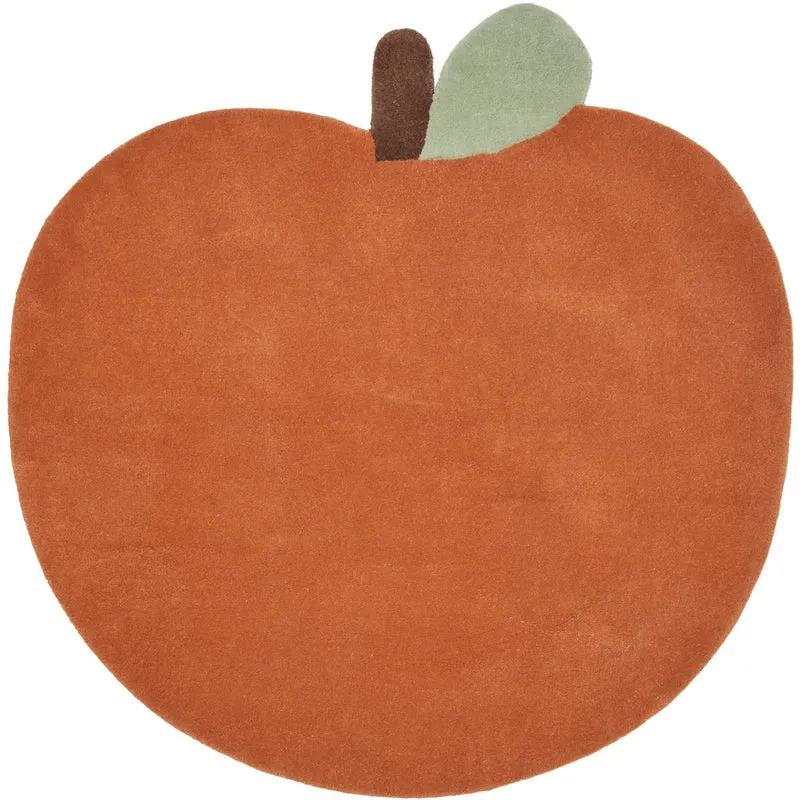 Ferm Living Brown Clay Apple Tufted Rug