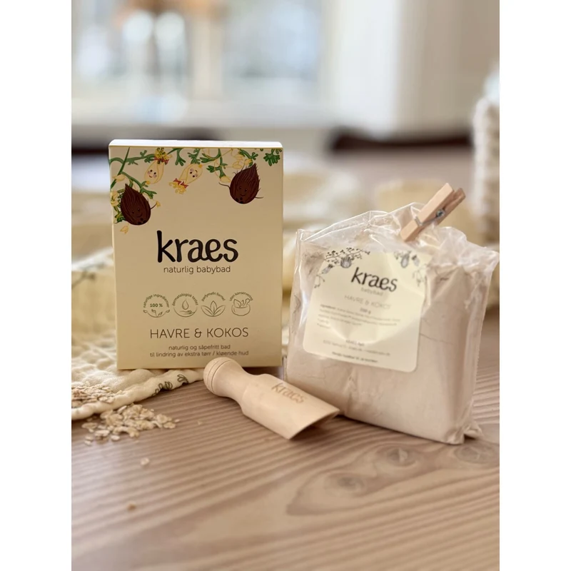 Kraes Babybad Havre & Kokos 200g