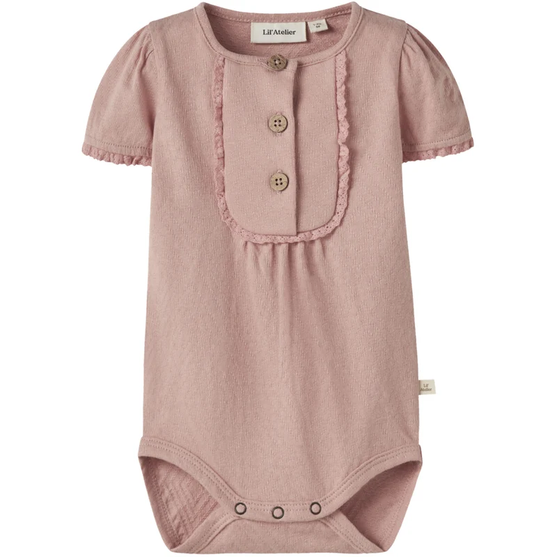 Lil'Atelier Rose Tan Nbfhalina Ss Body Lil