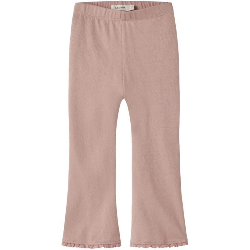 Lil'Atelier Rose Tan Nmfhalina Bootcut Bukser Lil