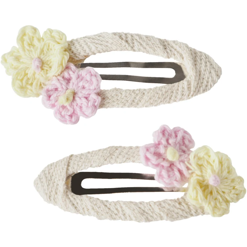 Name It Double Cream Nmfjoflower 2P Hairclip