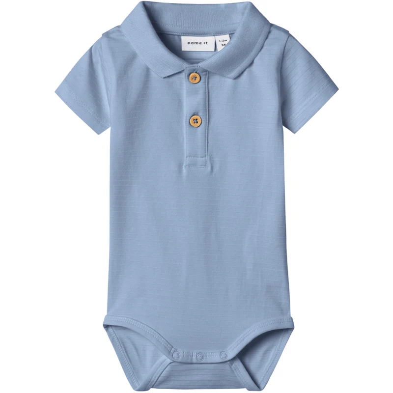 Name It Blue Fog Nbmhofman Ss Polo Body