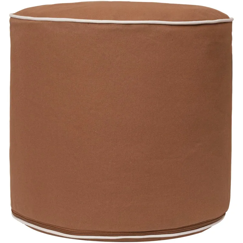 Ferm Living Tan Billow Pouf