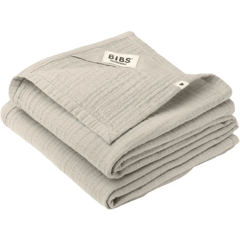 Bibs Sand Muslin Cloth 2-Pakning