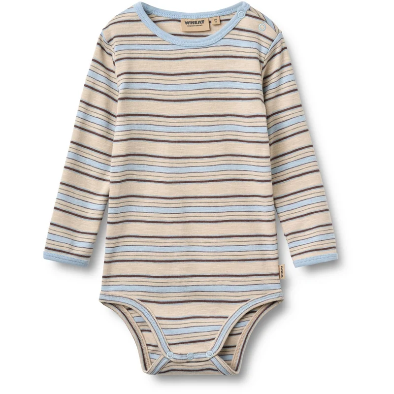 Wheat Multi Blue Stripe Body L/S Berti