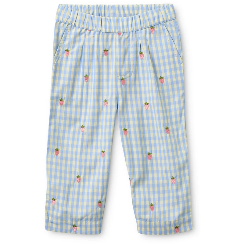 Flöss Sky Berry Gingham Mille Bukser