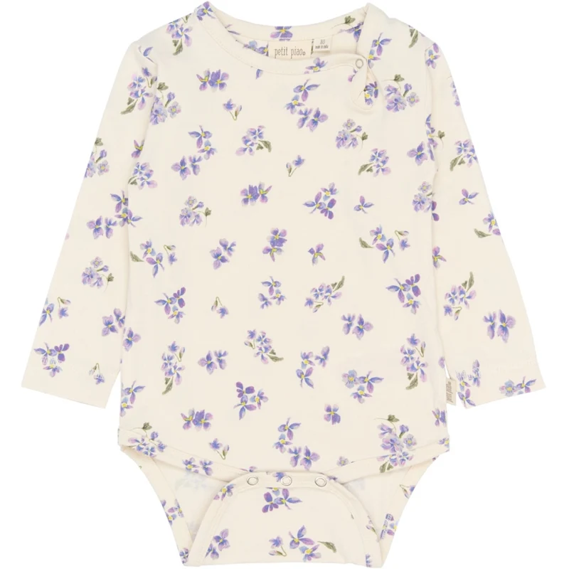 Petit Piao Eggnog Viola AOP PPStar L_S Body