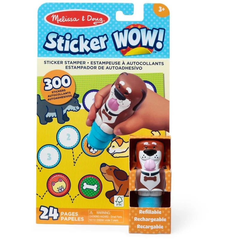 Melissa & Doug Brun Sticker Wow! Activity Pad Set Hund