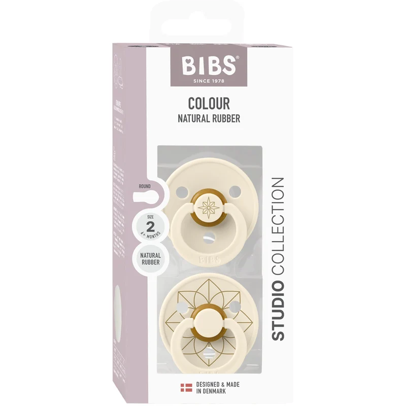 Bibs Ivory Gold Smokk Studio Colour 2 Pakke Noor Latex