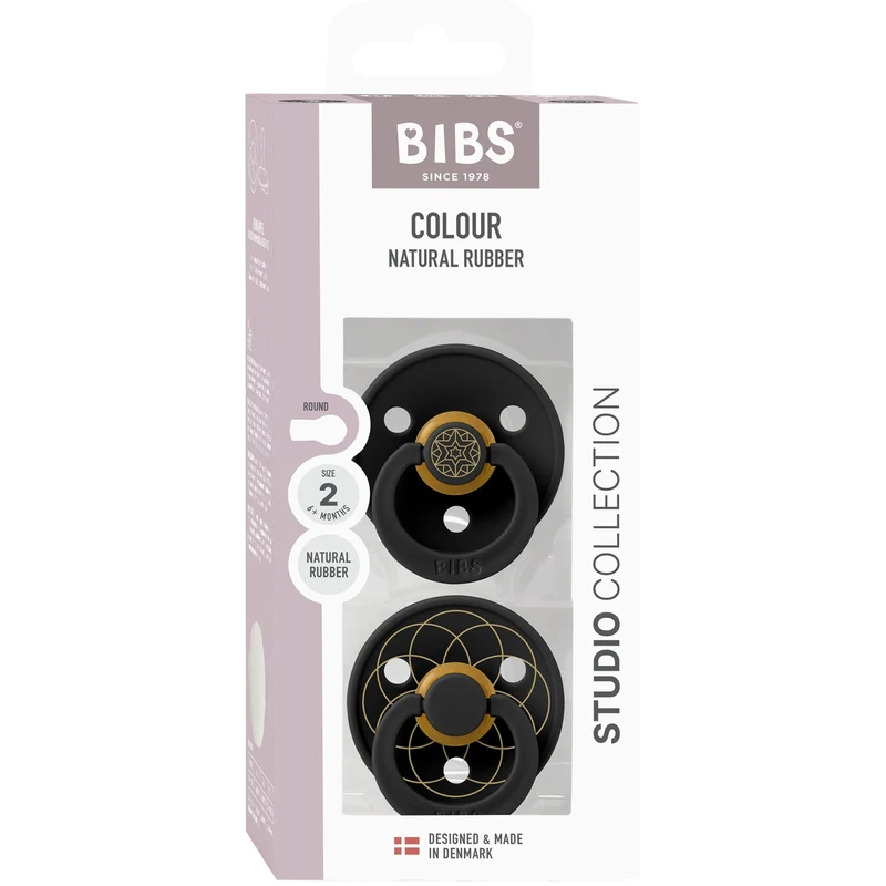 Bibs Black Gold Smokk Studio Colour 2 Pakke Layl Latex