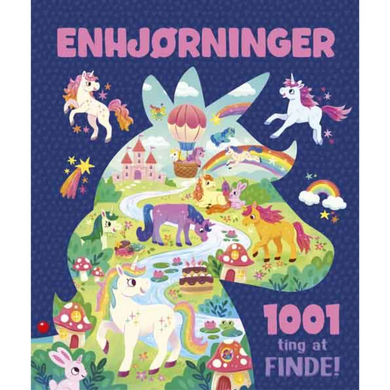 Forlaget Bolden 1001 Ting At Finde: Enhjørninger