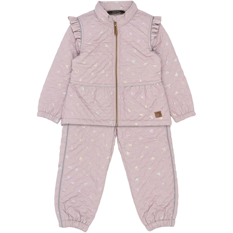 Mikk-Line Bow Foil AOP Thermal+ Frill Sett AOP