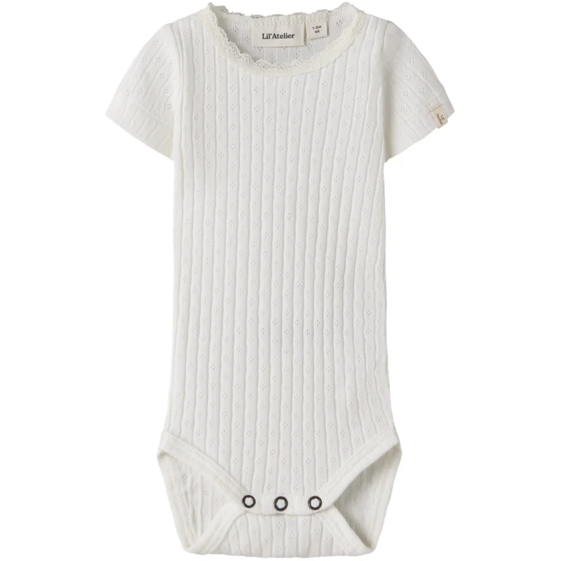 Lil'Atelier Coconut Milk Nbfhaldis Ss Slim Body Lil
