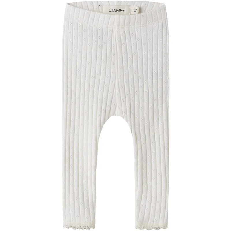 Lil'Atelier Coconut Milk Nbfhaldis Slim Leggings Lil