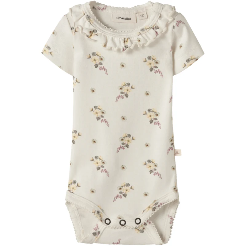 Lil'Atelier Coconut Milk Flower Nbfgayo Sio Ss Slim Body Lil
