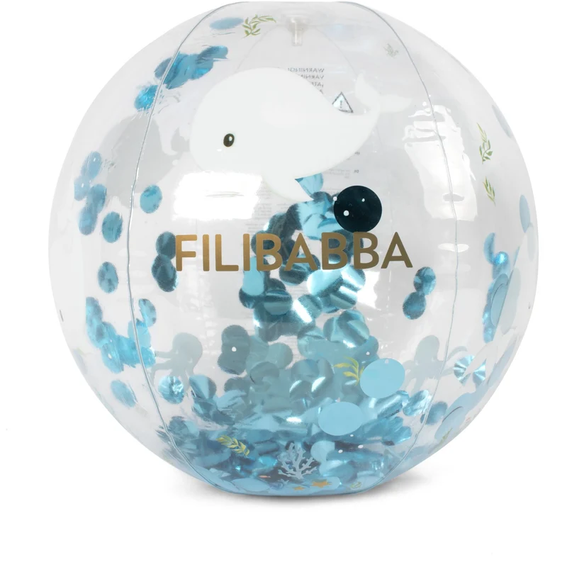 FILIBABBA Christian's Whale Tales Confetti Alfie Badeball