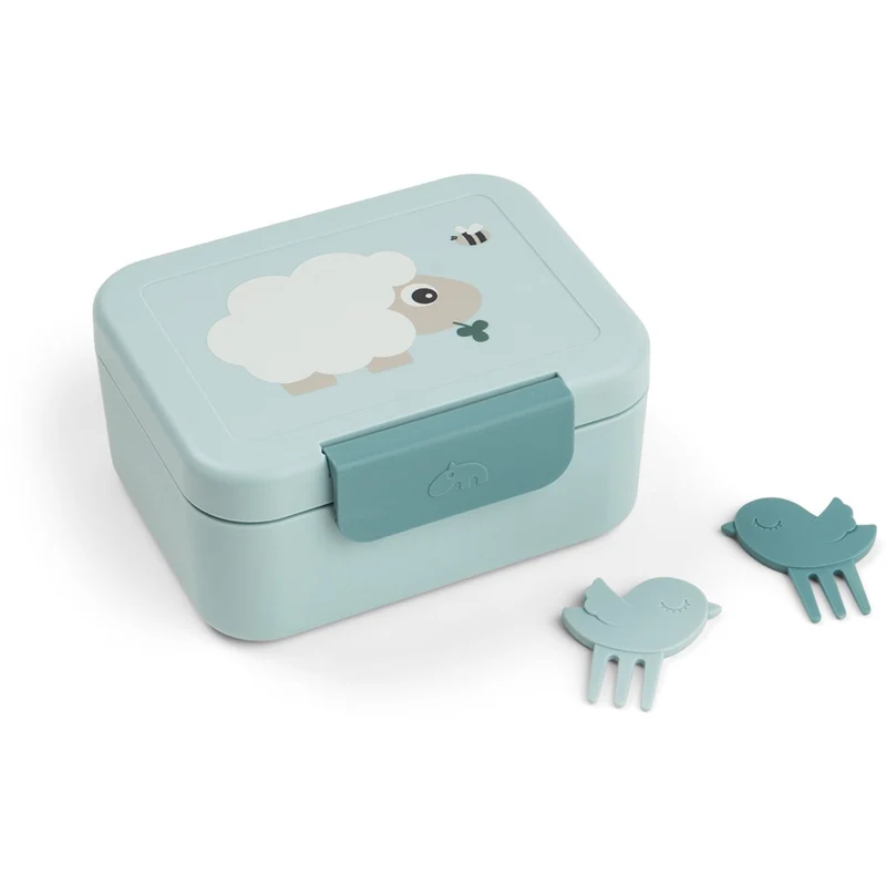 DonebyDeer Blue Tiny Farm Tiny Lunch Eske Med Snack Picks