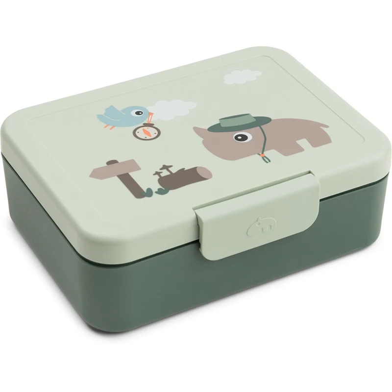 DonebyDeer Green Tiny Trails Lunch Eske Med Divider
