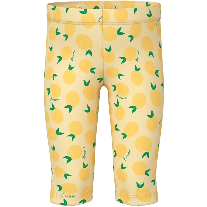 Name It Double Cream Lemons Nmfvivian Aop Capri Leggings