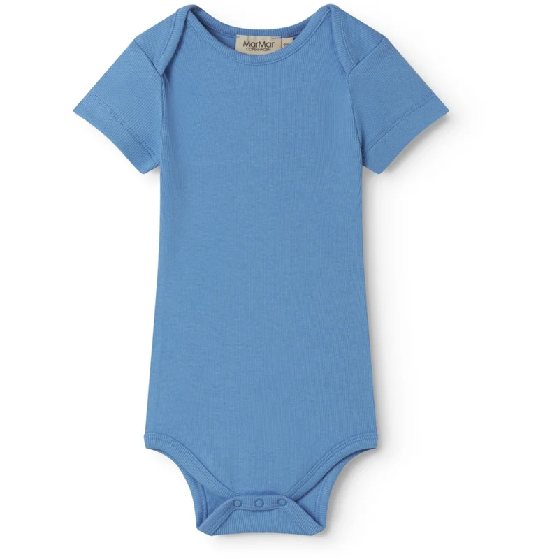MarMar Modal Fine Rib Surf Blue Ben SS Body