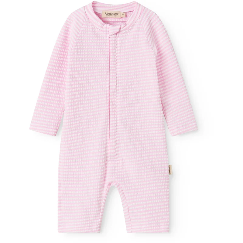 MarMar Seersucker Swim Pink Stripe Swal Drakt