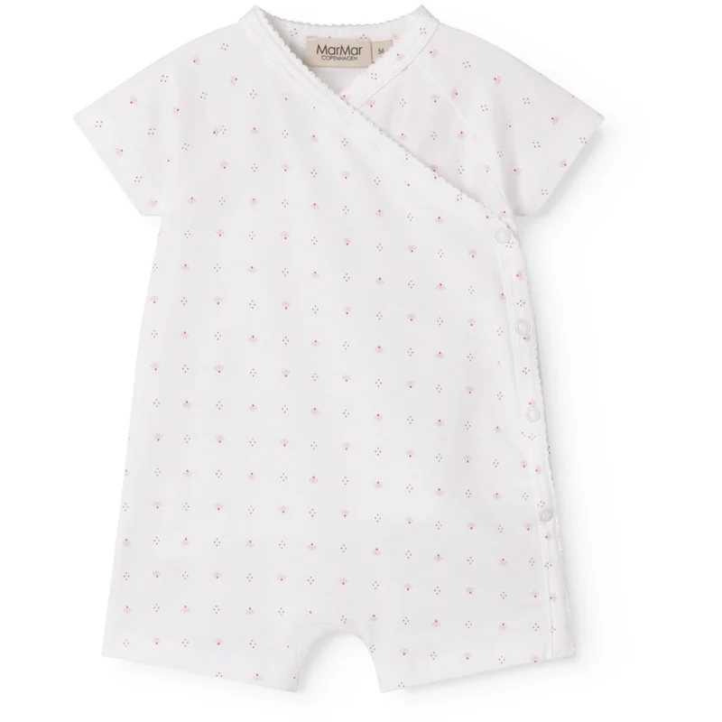 MarMar New Born Modal Smooth Print Tiny Tulip Rap Summer Romper