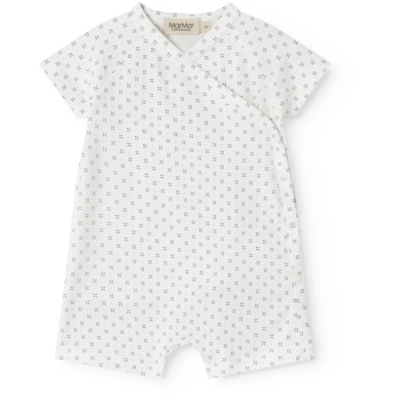 MarMar New Born Modal Smooth Print Droplet Rap Summer Romper