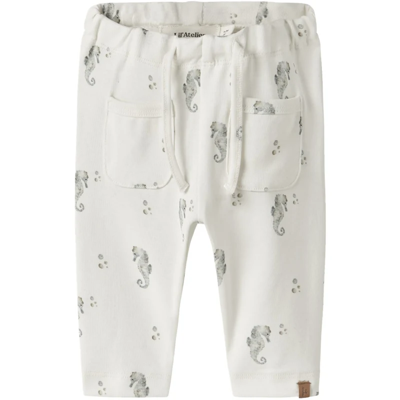 Lil'Atelier Coconut Milk Seahorse Nbmgayo Sas Loose Bukser Lil