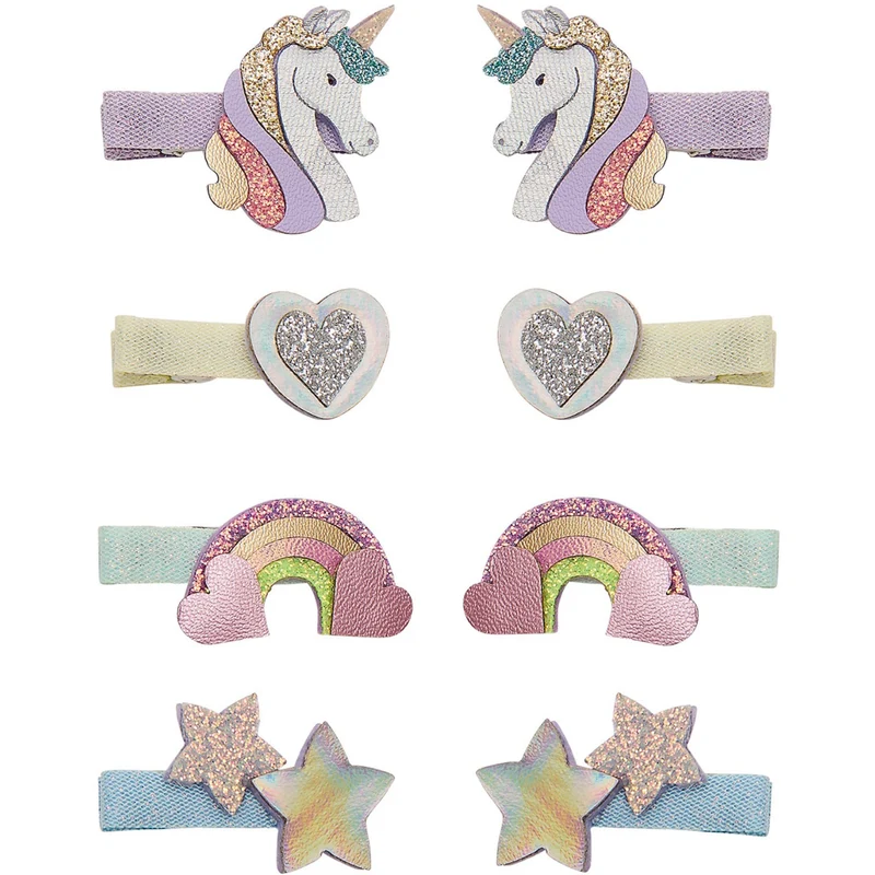 Mimi & Lula 8 Hårclips - Mini Dreamy My Little Unicorn